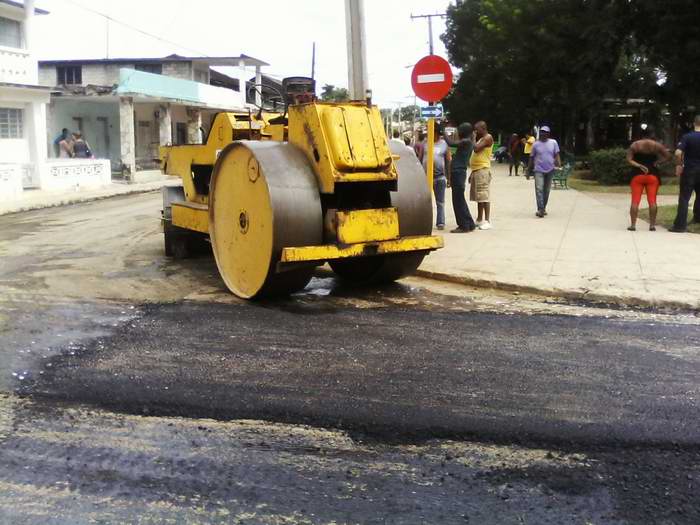 Mejoramiento de los viales. Foto: Elvis Gil