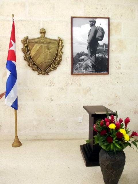 Exactamente en el mismo lugar se conservan los objetos utilizados en las honras f�nebres.