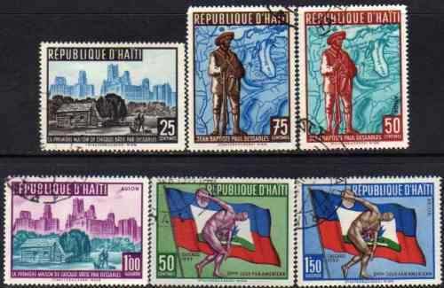 Sellos del Correo de Haití por los III Panamericanos (1959) Sellos del Correo de Haití por los III Panamericanos (1959)