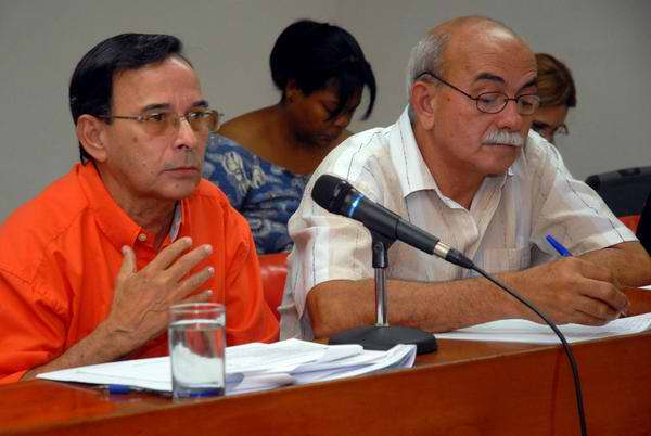 Tubal Pa�z,presidente nacional de la Uni�n de Periodistas de Cuba. Foto AIN
