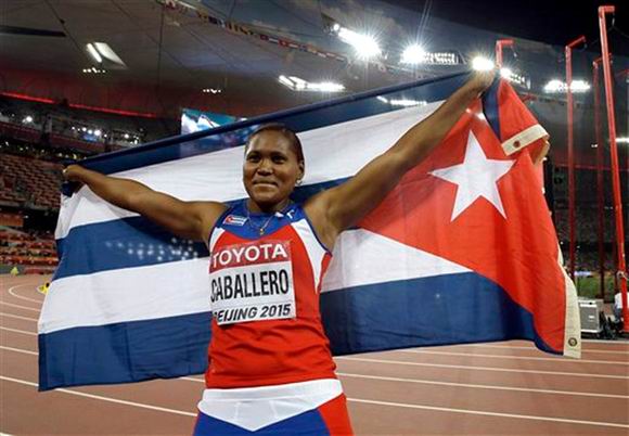 Denia Caballero, primer oro de Cuba en Mundial de Atletismo 2015
