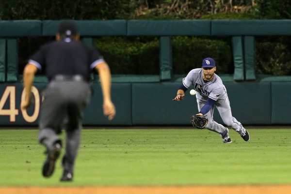 Jardinero central Kevin Kiermaier. Foto: Zimbio