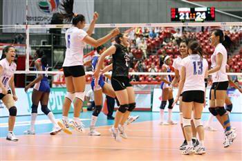 El equipo femenino de voleibol de Cuba perdió hoy 1-3 ante el de Tailandia, y se despidió del Preolímpico Mundial de Repesca de Tokio, Japón. Foto FIVB El equipo femenino de voleibol de Cuba perdió hoy 1-3 ante el de Tailandia, y se despidió del Preolímpico Mundial de Repesca de Tokio, Japón. Foto FIVB