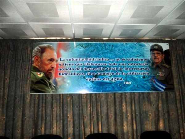 Voluntad hidráulica del máximo líder de la Revolución Cubana, Fidel Castro Voluntad hidráulica del máximo líder de la Revolución Cubana, Fidel Castro