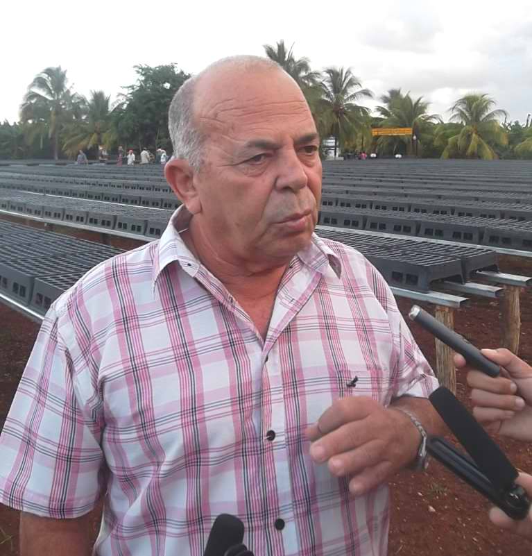 El Director Forestal y Enequenero del Grupo Empresarial de Agricultura de Monta�a, Juan Jos� Blanco Romero. Foto Juan Manuel Olivares Ch�vez