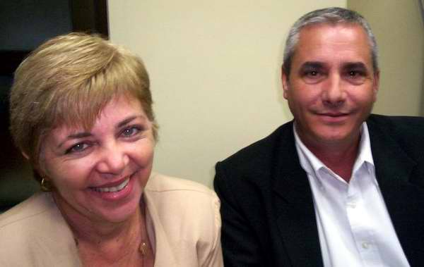 Nancy Alomá y Armando Valdés, directores de los Bancos Popular de Ahorro y de Crédito Nancy Alomá y Armando Valdés, directores de los Bancos Popular de Ahorro y de Crédito