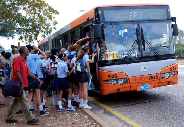 Incumplimiento en la transportación de pasajeros, en el 2013