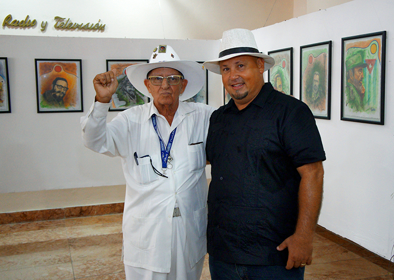 Rogelio FundoraArt Exhibition for Fidel 90th Birthday