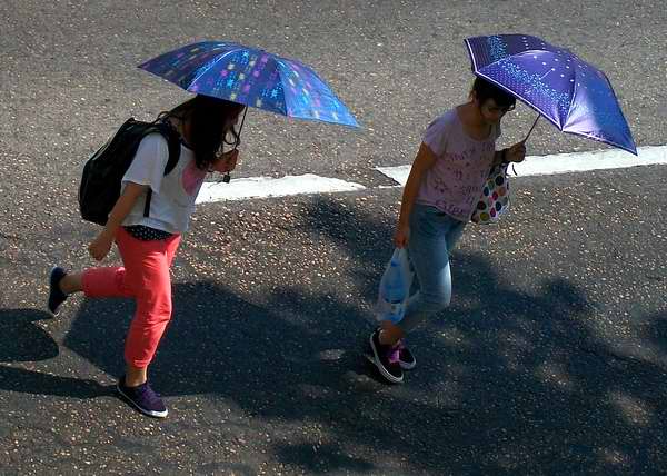 Sombrillas en La Habana