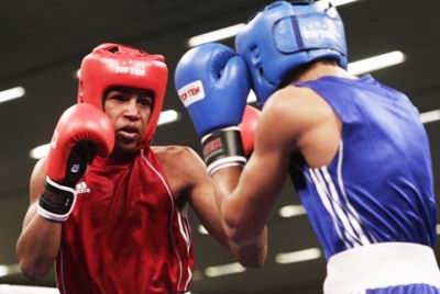 Robeisys Ram�rez, a la derecha, derrot� al dominicano Arias Ag�ero. Foto tomada de Cubas�