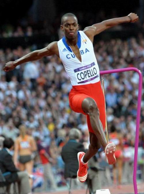 El cubano Alexis Copello terminó en el octavo puesto del triple salto de los XXX Juegos Olímpicos de Londres 2012. Foto: Marcelino Vázquez Hernández. El cubano Alexis Copello terminó en el octavo puesto del triple salto de los XXX Juegos Olímpicos de Londres 2012. Foto: Marcelino Vázquez Hernández.