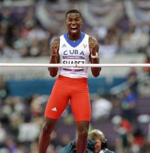 El cubano Leonel Su�rez se alz� con medalla de bronce en el decatl�n de los XXX Juegos Ol�mpicos de Londres 2012. Foto: Lee Jin-man