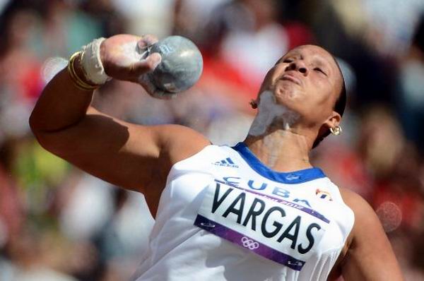 Mailín Vargas no logra clasificarse a la final de la impulsión de la bala en los XXX Juegos Olímpicos Londres 2012, Inglaterrra. Foto: Franck Fife. Mailín Vargas no logra clasificarse a la final de la impulsión de la bala en los XXX Juegos Olímpicos Londres 2012, Inglaterrra. Foto: Franck Fife.