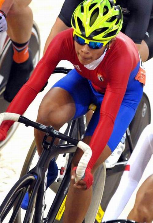 La cubana Marlies Mejías en la prueba de Omnium, del certamen ciclístico de pista de los XXX Juegos Olímpicos Londres 2012, 6 de agosto de 2012. Foto: Marcelino Vázquez Hernández. La cubana Marlies Mejías en la prueba de Omnium, del certamen ciclístico de pista de los XXX Juegos Olímpicos Londres 2012, 6 de agosto de 2012. Foto: Marcelino Vázquez Hernández.