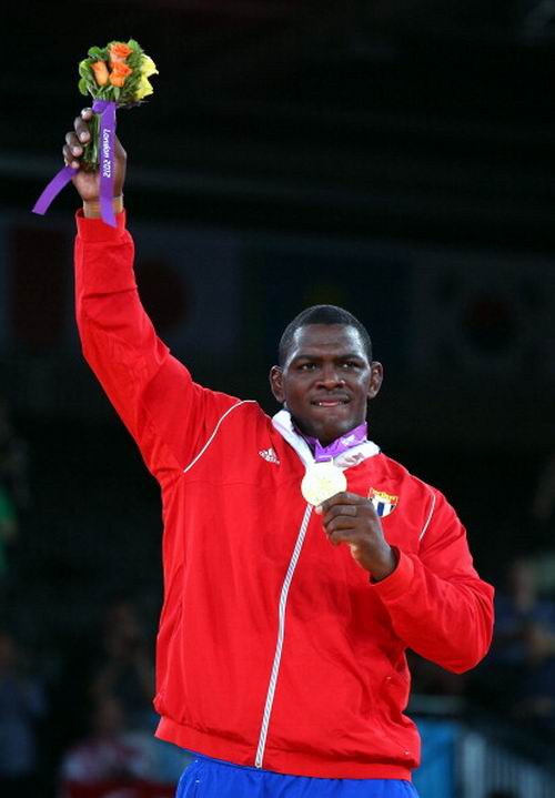 El cubano Mijan Lpez (120 kilos) Campen Olmpico de la lucha grecorrromana en los XXX Juegos Olmpicos Londres 2012, en Inglaterra, el 6 de agosto de 2012. Foto: Cameron Spencer. El cubano Mijan Lpez (120 kilos) Campen Olmpico de la lucha grecorrromana en los XXX Juegos Olmpicos Londres 2012, en Inglaterra, el 6 de agosto de 2012. Foto: Cameron Spencer.