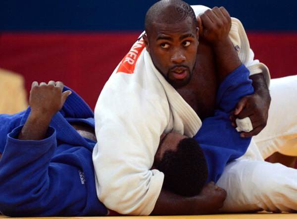 Pierde el boxeOscar Brayson (azul) en los +100 kg de judo en los XXX Juegos Olímpicos de Londres 2012. Foto: Emmanuel Dunand. 