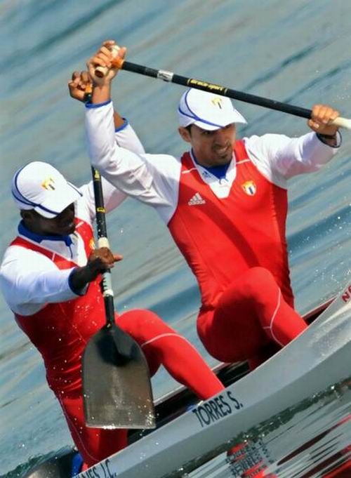 La dupla Serguei Torres y Juan Carlos Bulnes, entraron en sexto lugar en la competencia C-2 a mil metros, XXX Juegos Olímpicos Londres 2012, 9 de agosto de 2012. Foto: Ricardo López Hevia. La dupla Serguei Torres y Juan Carlos Bulnes, entraron en sexto lugar en la competencia C-2 a mil metros, XXX Juegos Olímpicos Londres 2012, 9 de agosto de 2012. Foto: Ricardo López Hevia.