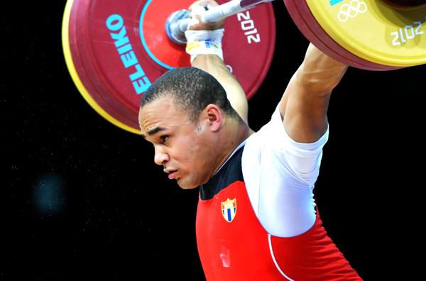 El cubano Yoelmis Hernández, división de 85 kg., en la competencia de Levantamiento de pesas, en los XXX Juegos Olímpicos de Londres 2012, Inglaterra, 3 de agosto de 2012. Foto: Marcelino Vázquez Hernández. El cubano Yoelmis Hernández, división de 85 kg., en la competencia de Levantamiento de pesas, en los XXX Juegos Olímpicos de Londres 2012, Inglaterra, 3 de agosto de 2012. Foto: Marcelino Vázquez Hernández.