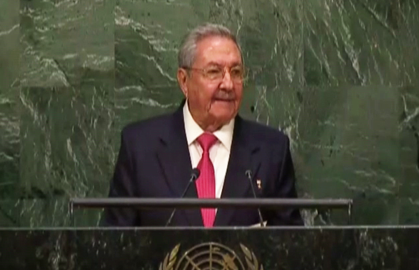 Raúl Castro en la ONU: Cuba cumplió los objetivos de desarrollo del milenio