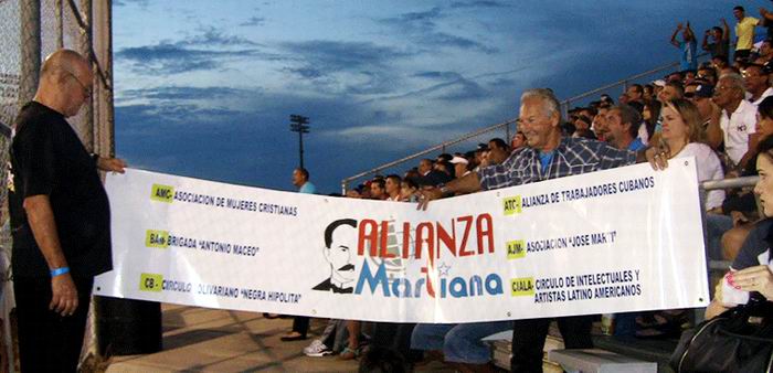 Este sábado 8 de julio las organizaciones de la emigración cubana que en Miami integran la coalición Alianza Martiana, saldrán a las calles para exigir el levantamiento del bloqueo impuesto a Cuba. Este sábado 8 de julio las organizaciones de la emigración cubana que en Miami integran la coalición Alianza Martiana, saldrán a las calles para exigir el levantamiento del bloqueo impuesto a Cuba.