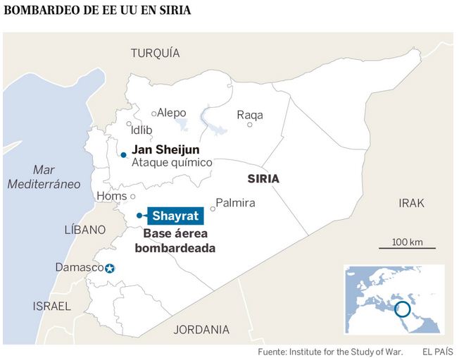 Bombardeo de EE.UU. a Siria