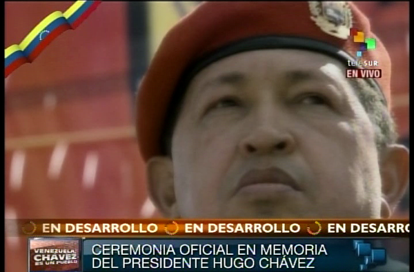 Venezuela es para todos, Chávez por siempre. Foto: Telesur Venezuela es para todos, Chávez por siempre. Foto: Telesur