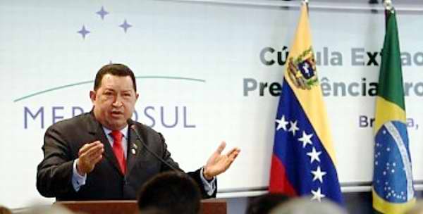 Hugo Chávez en el Mercosur Hugo Chávez en el Mercosur