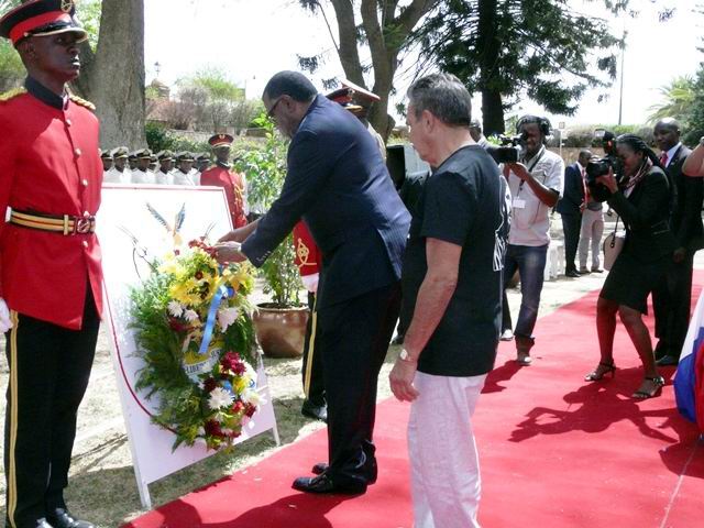 Presidente de Namibia preside homenaje a Fidel en Windhoek
