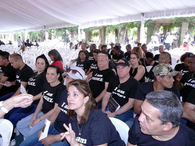 La comunidad cubana y los graduados namibios en Cuba, demostraron su firme convicción de respaldo a la Revolución cubana 