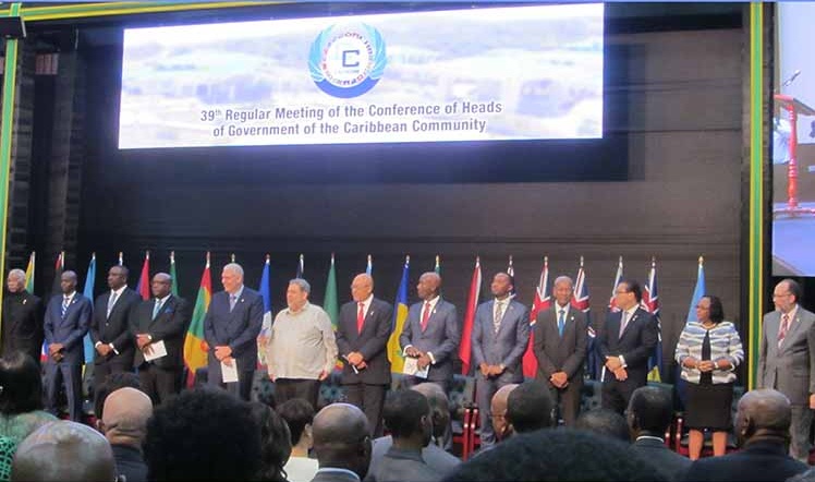 The Thirty-ninth Meeting of the Conference of Heads of Government of the Caribbean Community (CARICOM).
