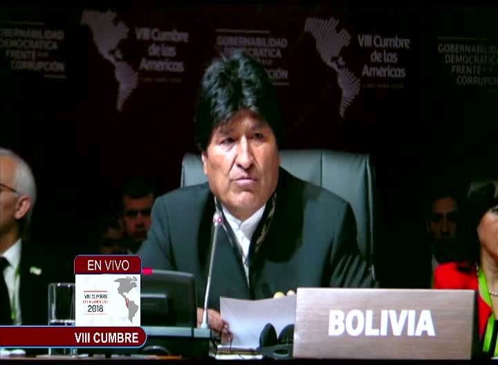 Evo Morales: “América Latina no es el patio trasero de nadie”