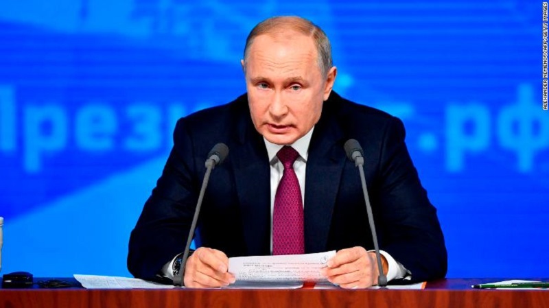Acusa Putin a Estados Unidos de aumentar riesgos de una guerra nuclear