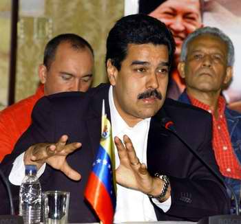 Nicolás Maduro durante una conferencia de prensa. Foto de archivo Nicolás Maduro durante una conferencia de prensa. Foto de archivo