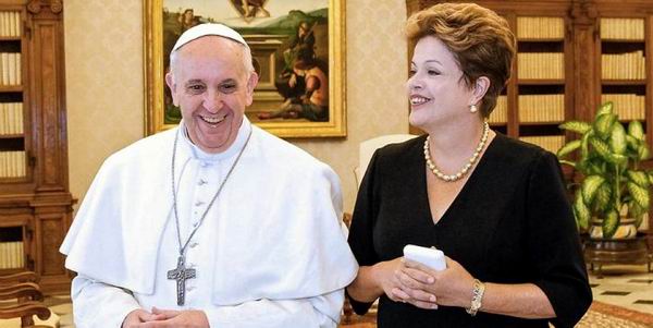 La visita del Papa Francisco, está revestida de una importancia histórica y tiene un significado especial para América Latina, aseguró recientemente la presidenta Dilma Rousseff. La visita del Papa Francisco, está revestida de una importancia histórica y tiene un significado especial para América Latina, aseguró recientemente la presidenta Dilma Rousseff.