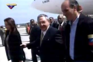 Cuban President Arrives in Venezuela for Swearing-in Ceremony