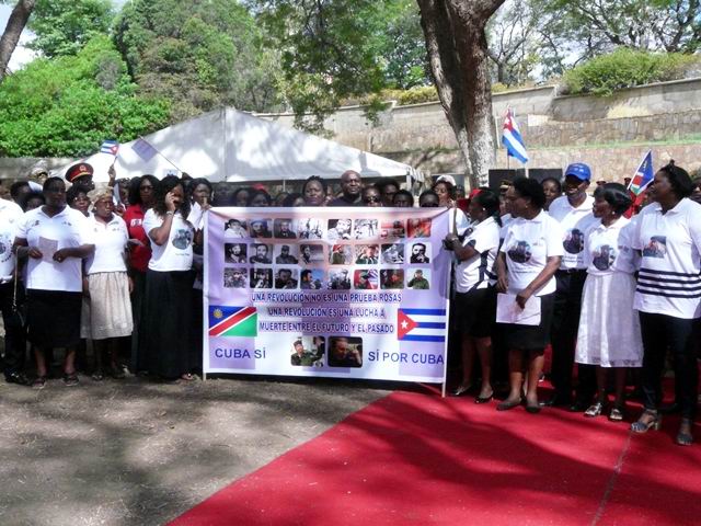 Presidente de Namibia preside homenaje a Fidel en Windhoek