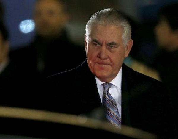 Rex Tillerson, secretario de Estado norteamericano. Foto: AFP