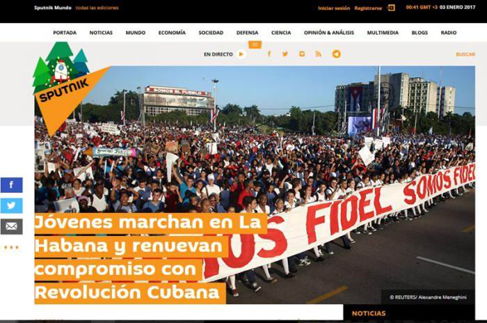 Destaca prensa extranjera unidad del pueblo cubano