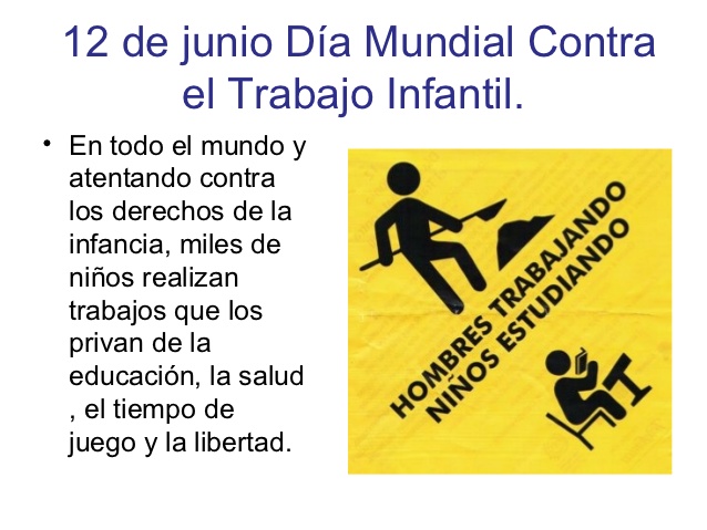 Día Mundial contra el Trabajo Infantil 