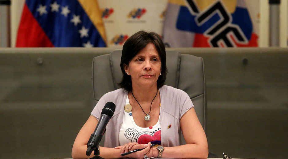 Sandra Oblitas, Vice-President of the National Electoral Council of Venezuela. Photoo: Radio Rebelde.