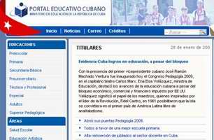 Cubaeduca, nuevo portal educativo cubano