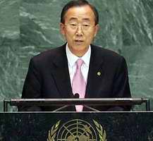 Ban Ki-moon, secretario general de la Organización de las Naciones Unidas (ONU)