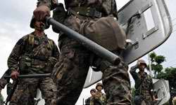 Militares hondureños reprimen al pueblo
