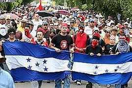 Honduras manifestantes