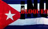 No al Bloqueo contra Cuba