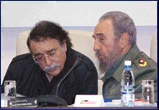Ignacio Ramonet y Fidel Castro
