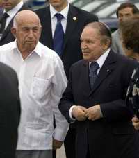 Despide Machado Ventura al Presidente de Argelia