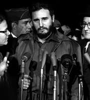 Fidel Castro hizo declaraciones a la prensa  el 17 de julio de 1959