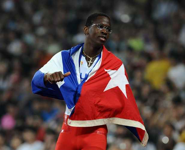 Dayron Robles ganó hoy la medalla de oro de los 110 metros con vallas