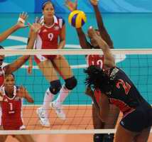 El equipo cubano de voleibol femenino perdió frente a Estados Unidos 3 set por 0